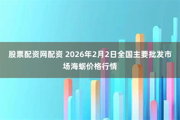 股票配资网配资 2026年2月2日全国主要批发市场海蛎价格行情